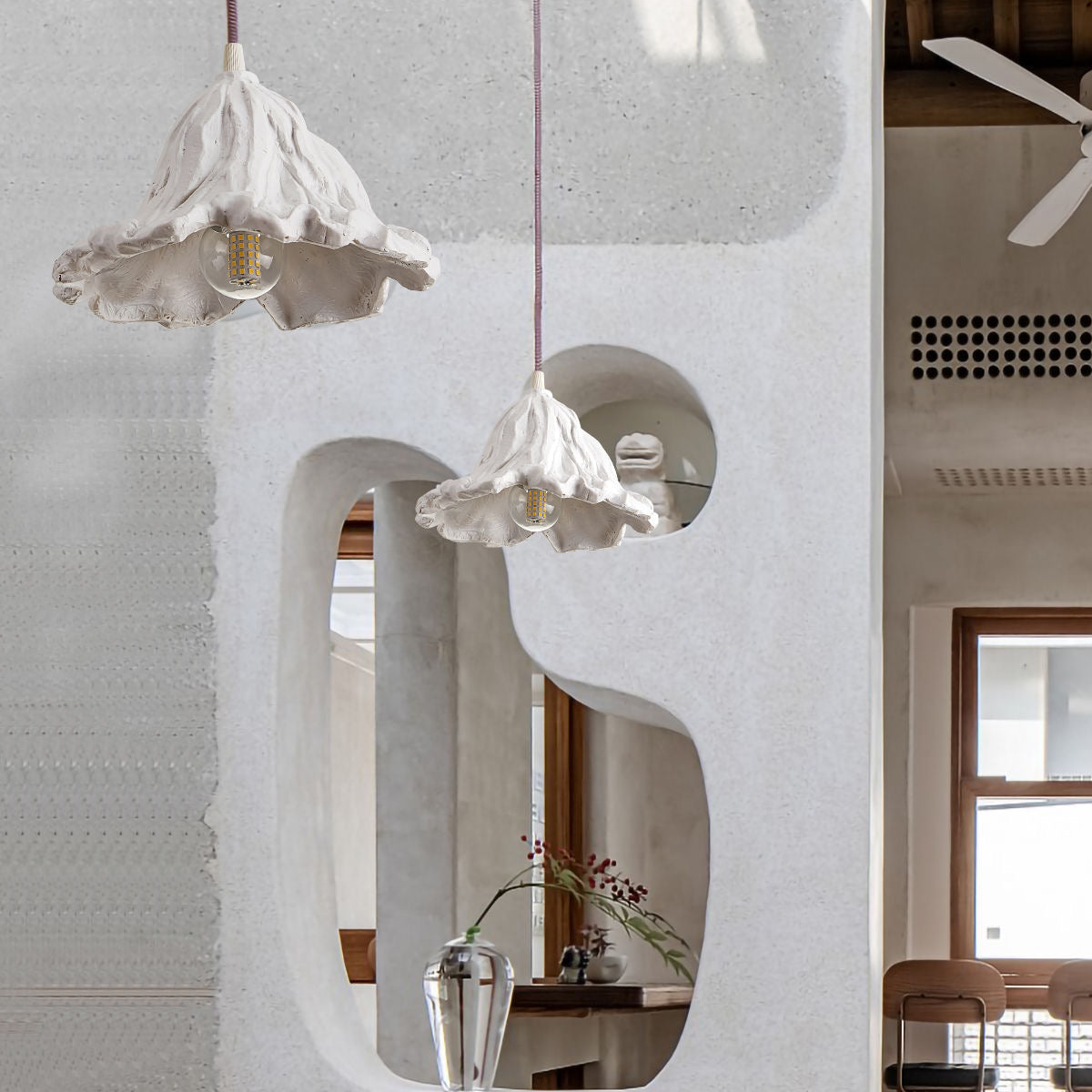 Leaf Pendant Lamp Resin Leaf Lighting