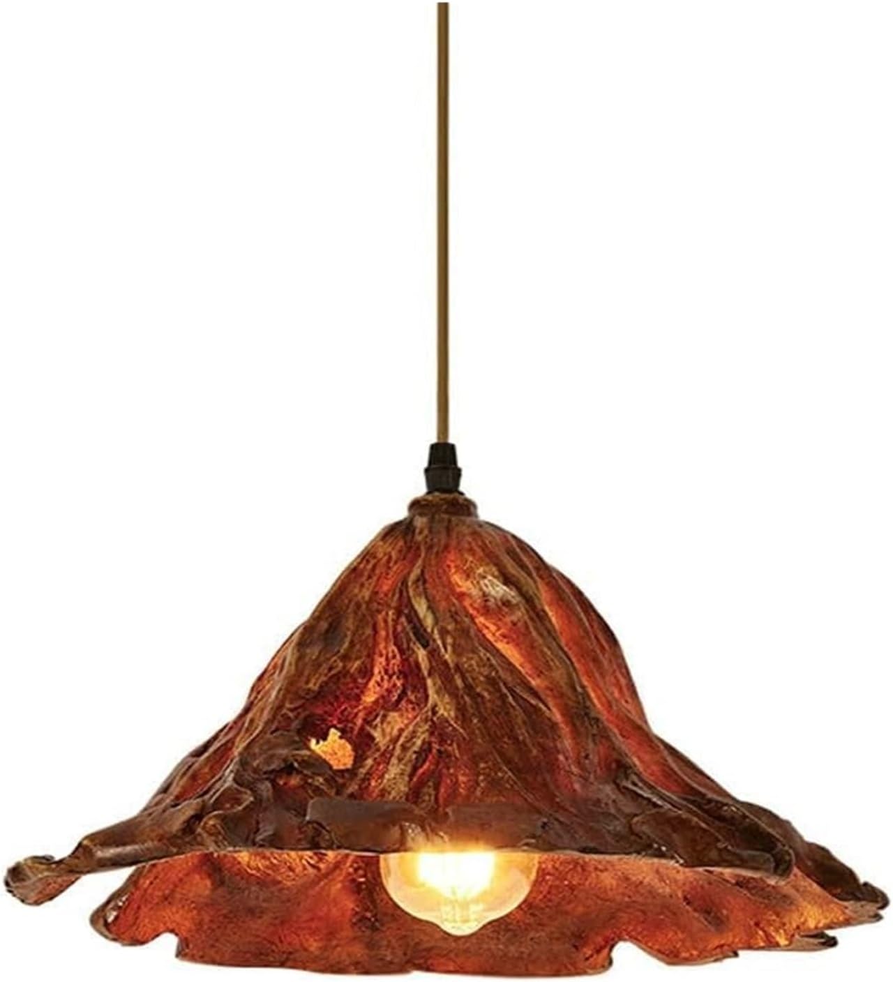 Leaf Pendant Lamp Resin Leaf Lighting