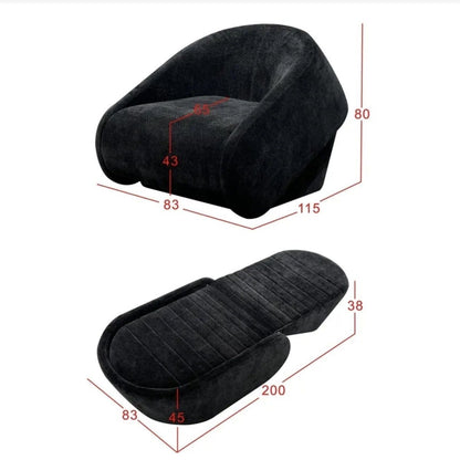 Space-Saving Folding Sofa Bed