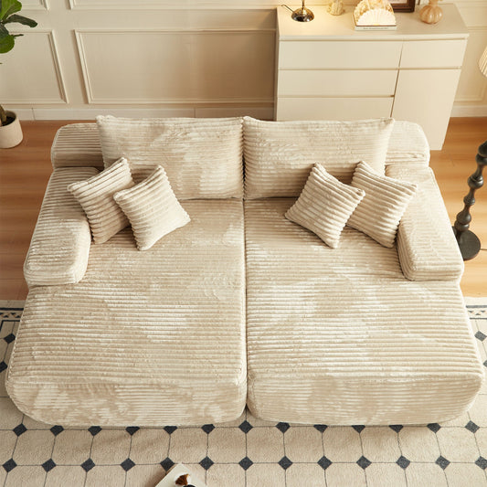 81" Boneless Sofa Sleeper Couch