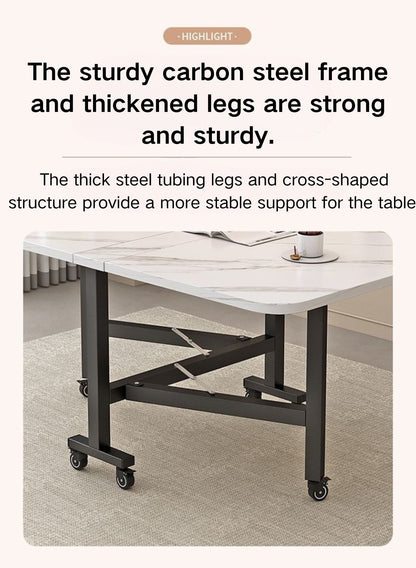 Multifunctional small apartment folding table