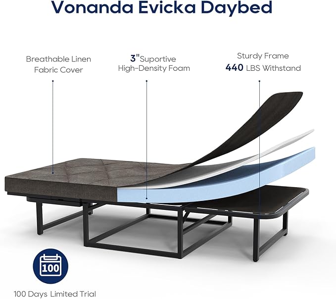 Tri-fold sofa
