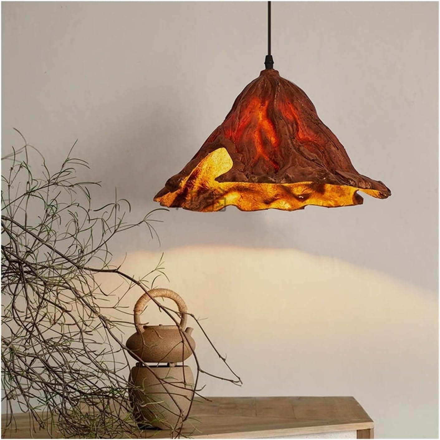 Leaf Pendant Lamp Resin Leaf Lighting