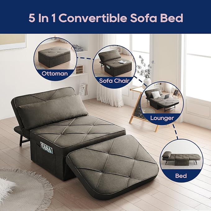 Tri-fold sofa