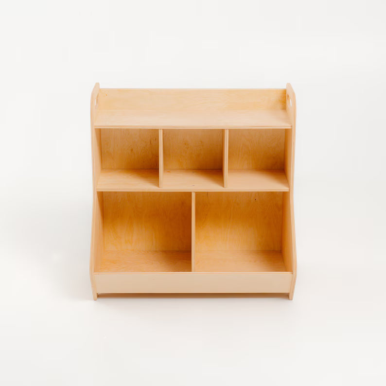 Wooden Toy Storage Shelf