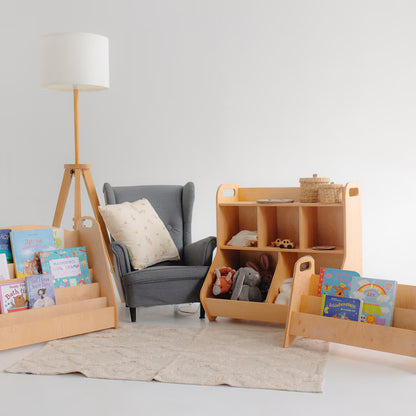 Wooden Toy Storage Shelf