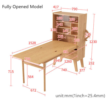 Space Saving Sideboard Table With Folding Chairs