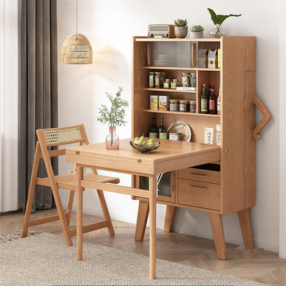 Space Saving Sideboard Table With Folding Chairs